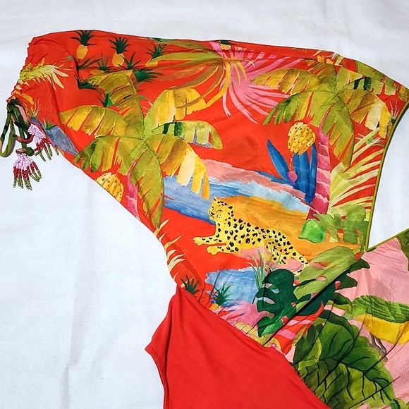 FARM Rio Colorful Jungle Print Bodysuit - Picture 4 of 14
